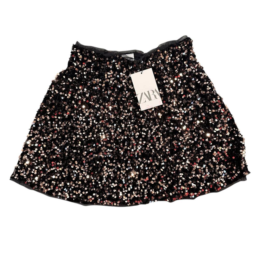 Zara Kids Sequins Mini Skirt Size 11-12 Years